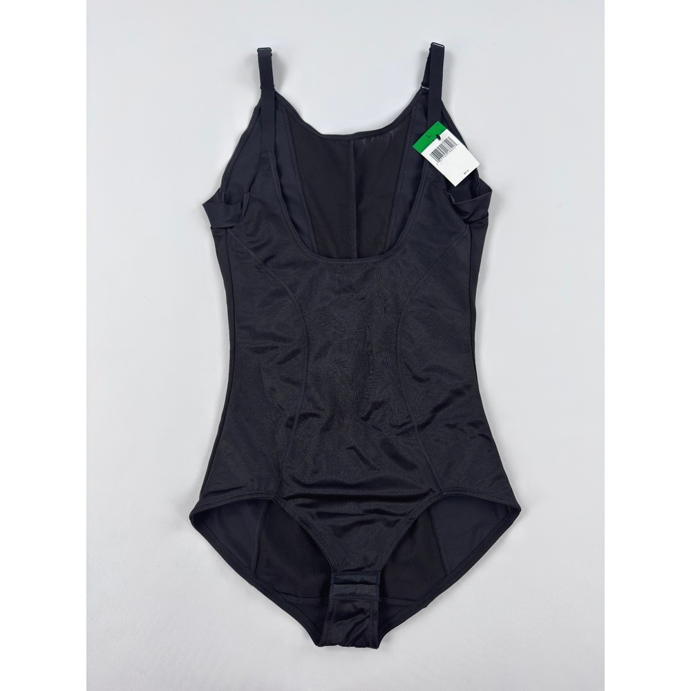 Maidenform Open-Bust Tummy Control Shapewear Bodysuit Black Large FL2656 - Picture 3 of 7
